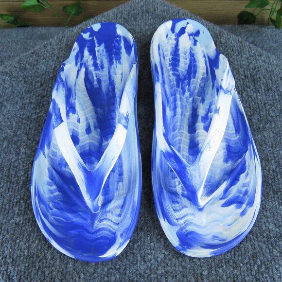 Native Women's Flip Flop Blue Synthetic‎ Sz 11 Medium Gently Used 2025 - Picture 2 of 6